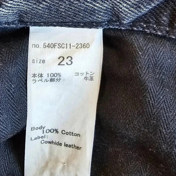 MOUSSY VINTAGE Perrysburg Denim Shorts Light Black Size 23 - Picture 12 of 12